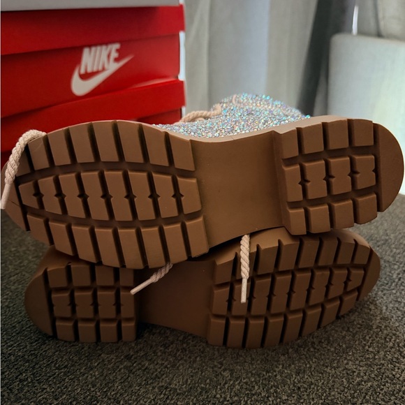 Betsey Johnson Rhinestone Boots 7.5 - Picture 4 of 5